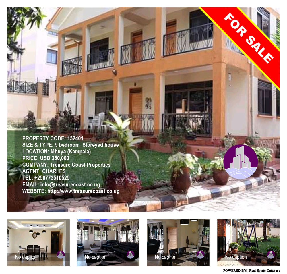 5 bedroom Storeyed house  for sale in Mbuya Kampala Uganda, code: 132401