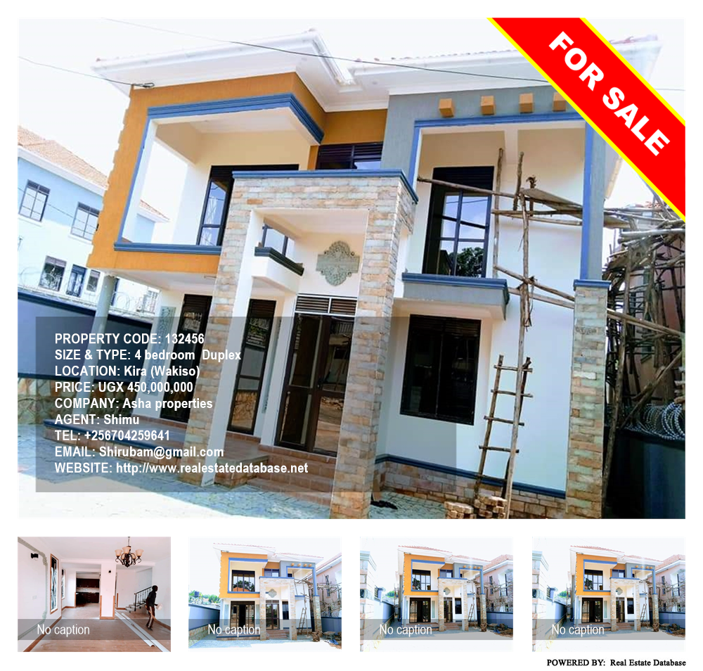 4 bedroom Duplex  for sale in Kira Wakiso Uganda, code: 132456