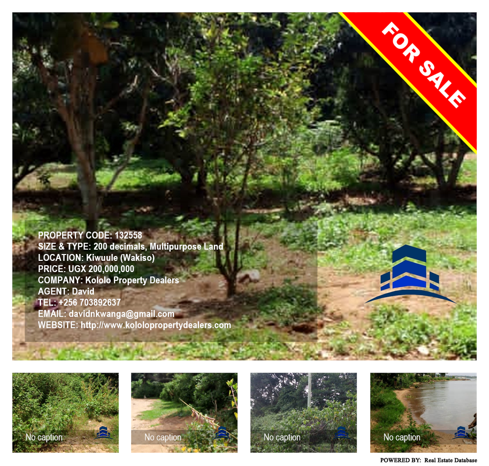 Multipurpose Land  for sale in Kiwuule Wakiso Uganda, code: 132558