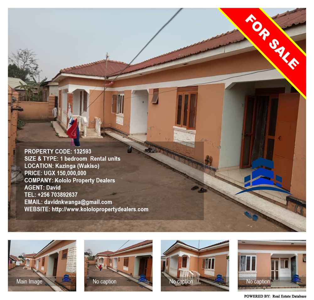 1 bedroom Rental units  for sale in Kazinga Wakiso Uganda, code: 132593