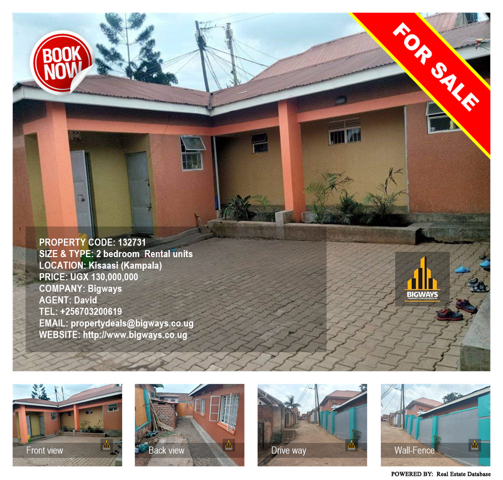 2 bedroom Rental units  for sale in Kisaasi Kampala Uganda, code: 132731