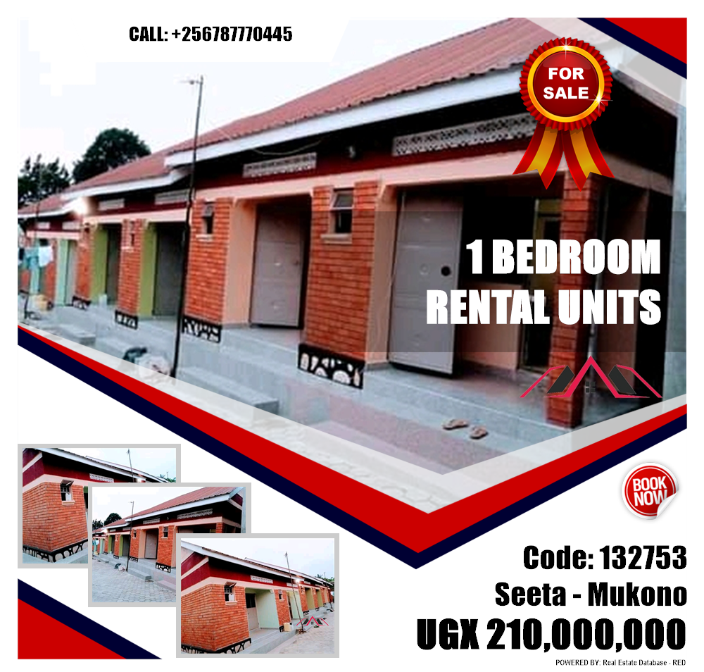 1 bedroom Rental units  for sale in Seeta Mukono Uganda, code: 132753