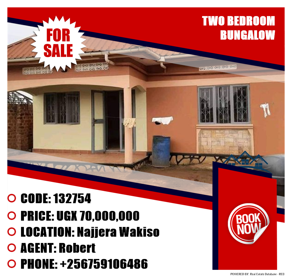 2 bedroom Bungalow  for sale in Najjera Wakiso Uganda, code: 132754