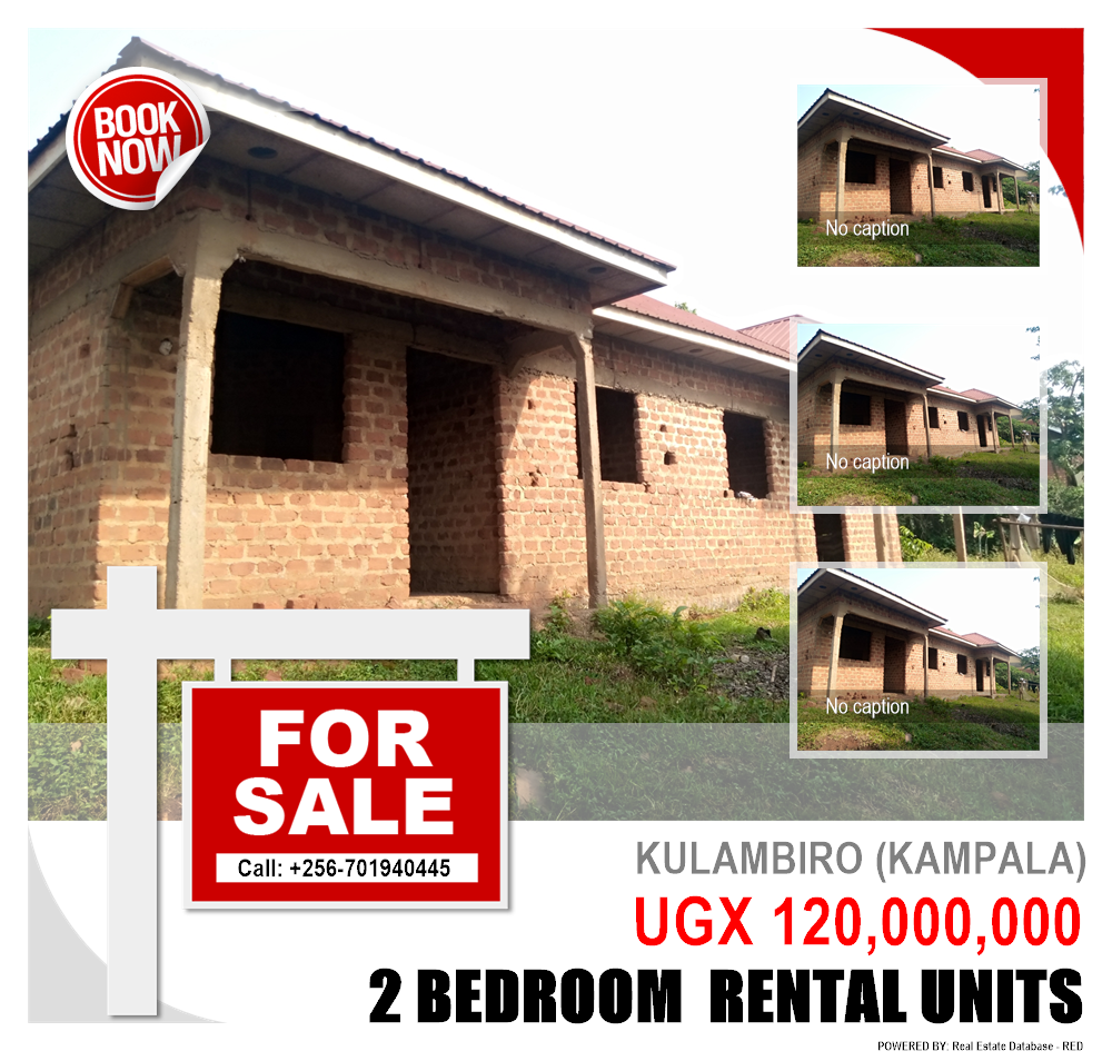2 bedroom Rental units  for sale in Kulambilo Kampala Uganda, code: 132756