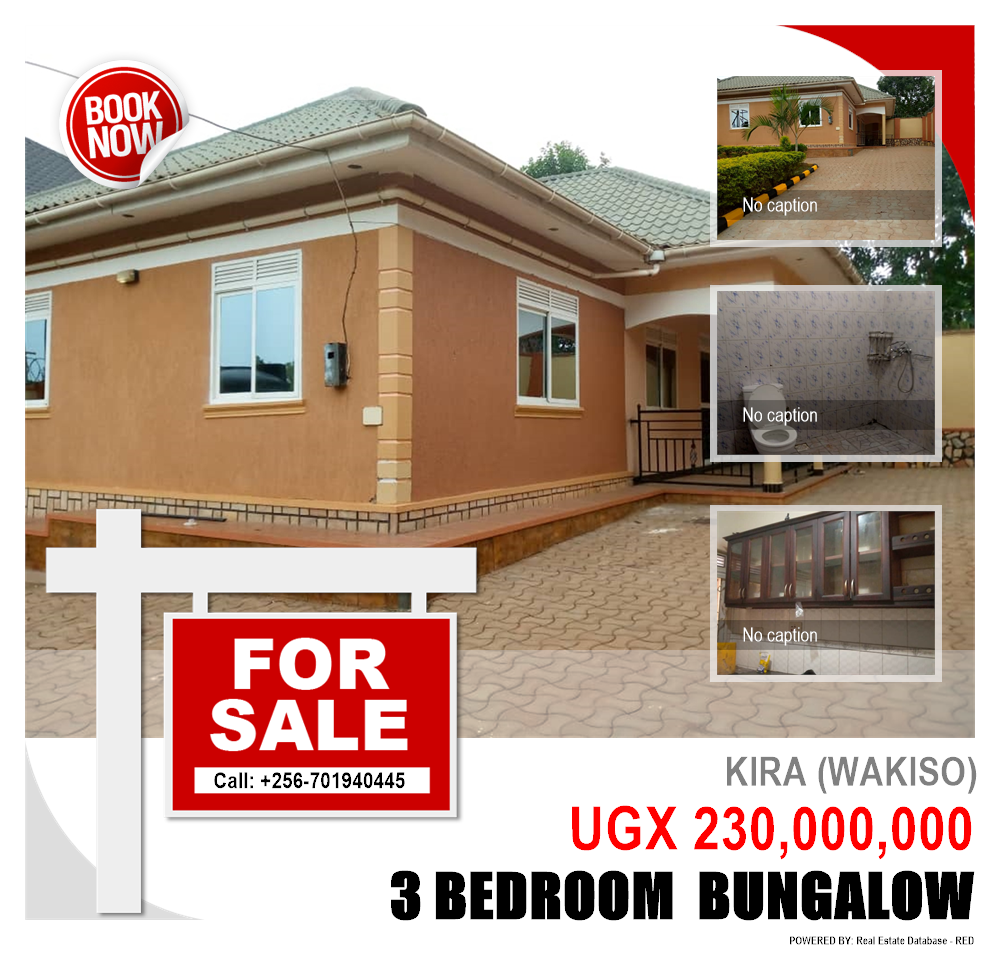 3 bedroom Bungalow  for sale in Kira Wakiso Uganda, code: 132768