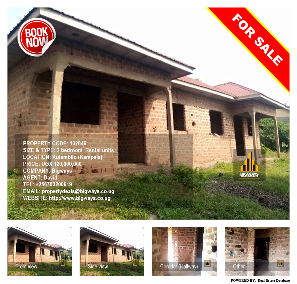 2 bedroom Rental units  for sale in Kulambilo Kampala Uganda, code: 132846