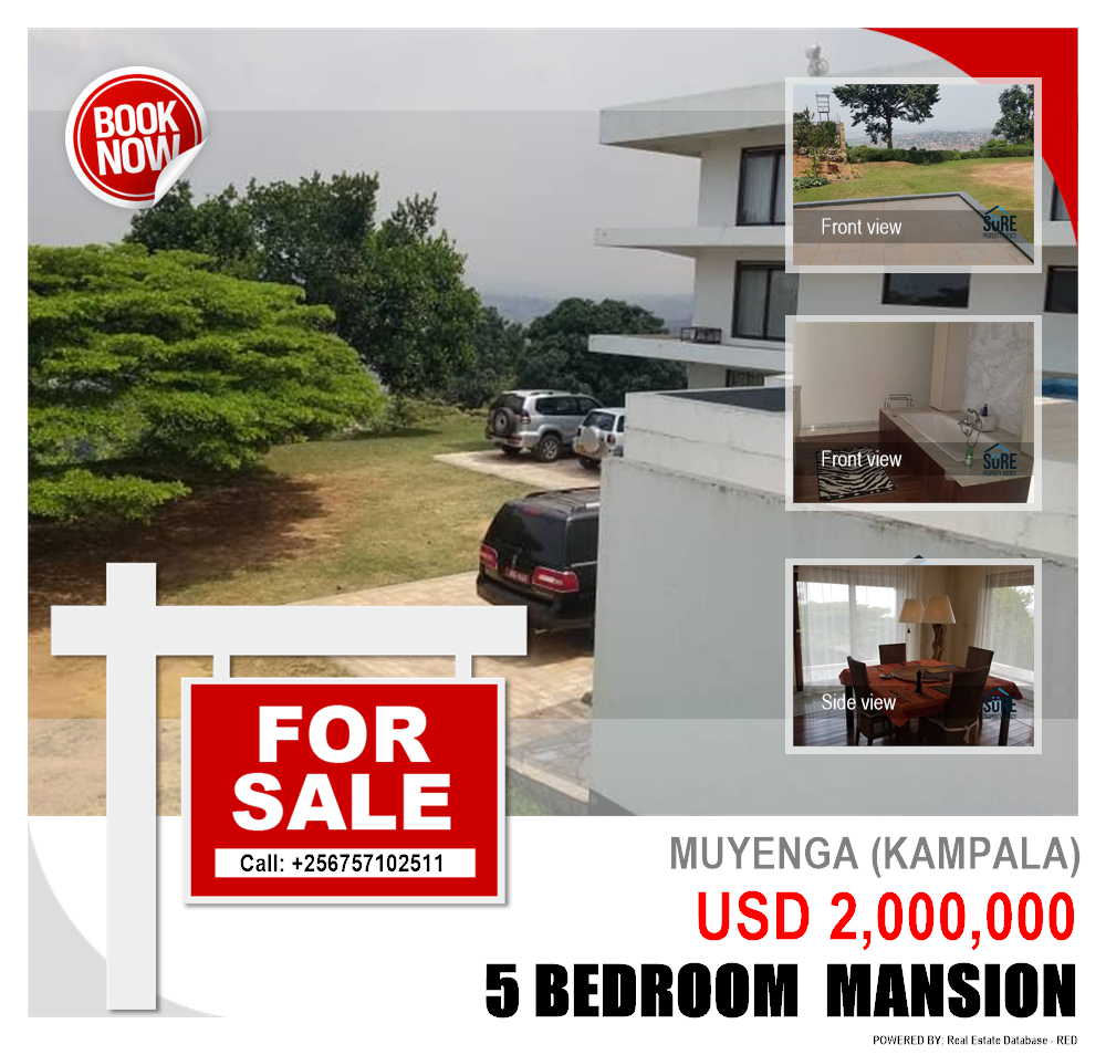 5 bedroom Mansion  for sale in Muyenga Kampala Uganda, code: 132848