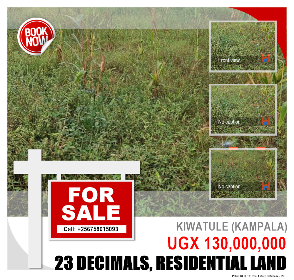 Residential Land  for sale in Kiwaatule Kampala Uganda, code: 132906
