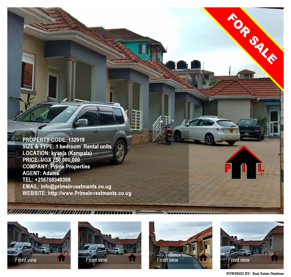 1 bedroom Rental units  for sale in Kyanja Kampala Uganda, code: 132919