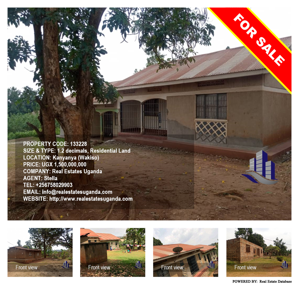 Residential Land  for sale in Kanyanya Wakiso Uganda, code: 133228