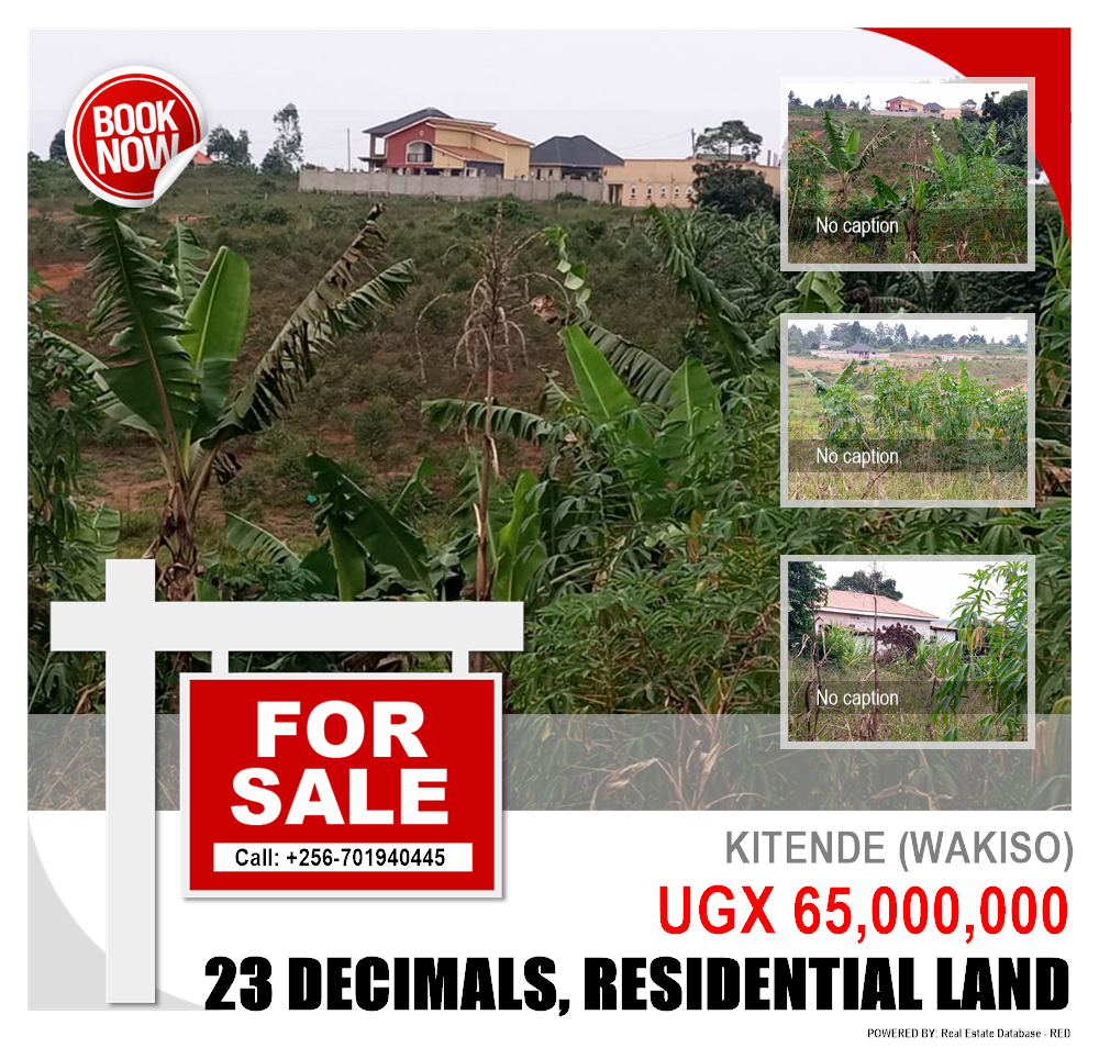 Residential Land  for sale in Kitende Wakiso Uganda, code: 133326