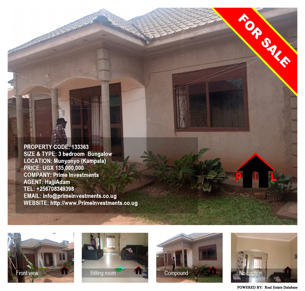 3 bedroom Bungalow  for sale in Munyonyo Kampala Uganda, code: 133363