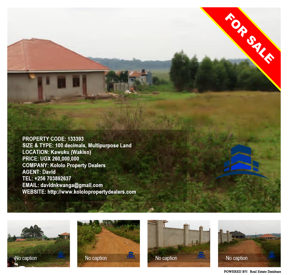 Multipurpose Land  for sale in Kawuku Wakiso Uganda, code: 133393
