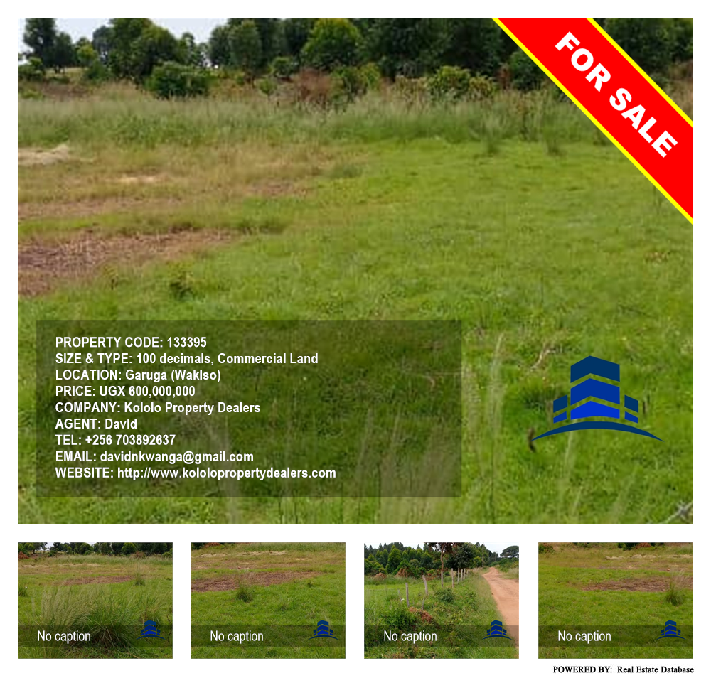 Commercial Land  for sale in Garuga Wakiso Uganda, code: 133395