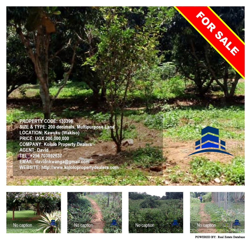 Multipurpose Land  for sale in Kawuku Wakiso Uganda, code: 133396