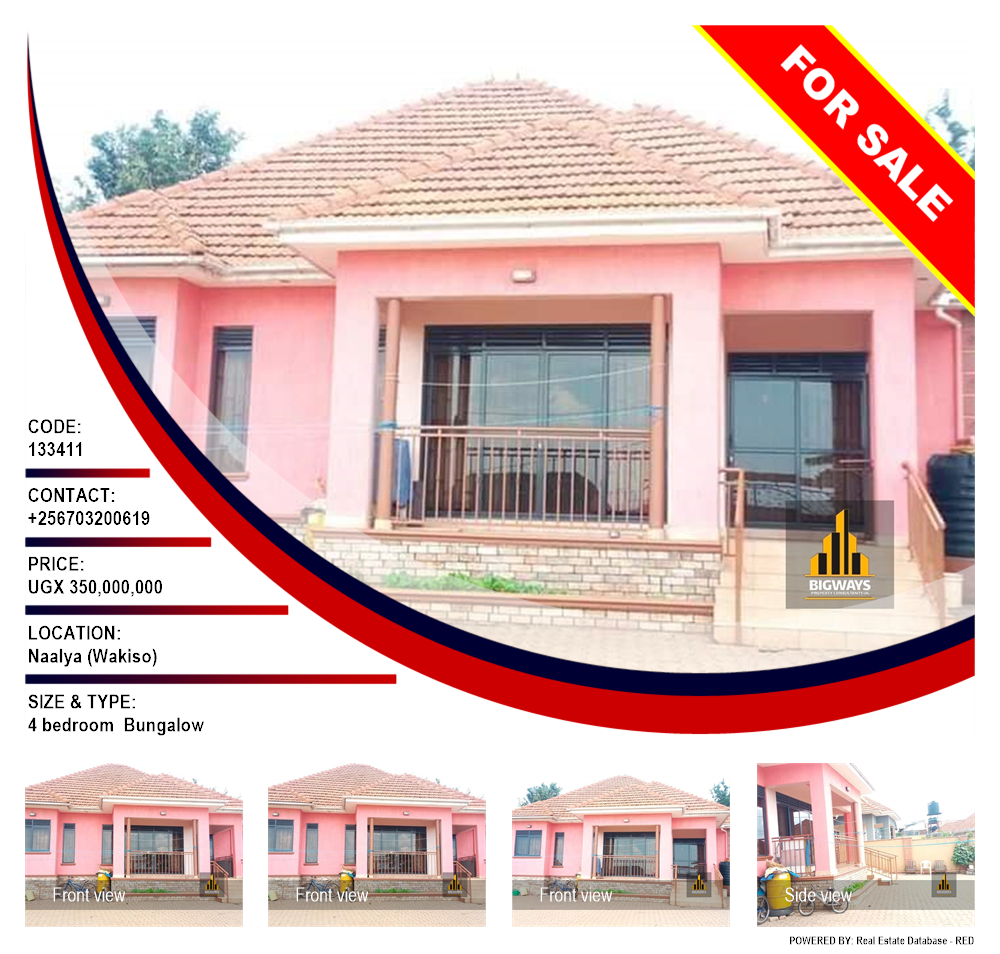 4 bedroom Bungalow  for sale in Naalya Wakiso Uganda, code: 133411