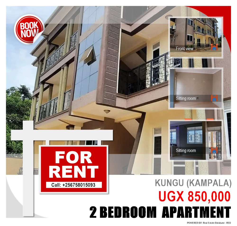 2 bedroom Apartment  for rent in Kungu Kampala Uganda, code: 133434