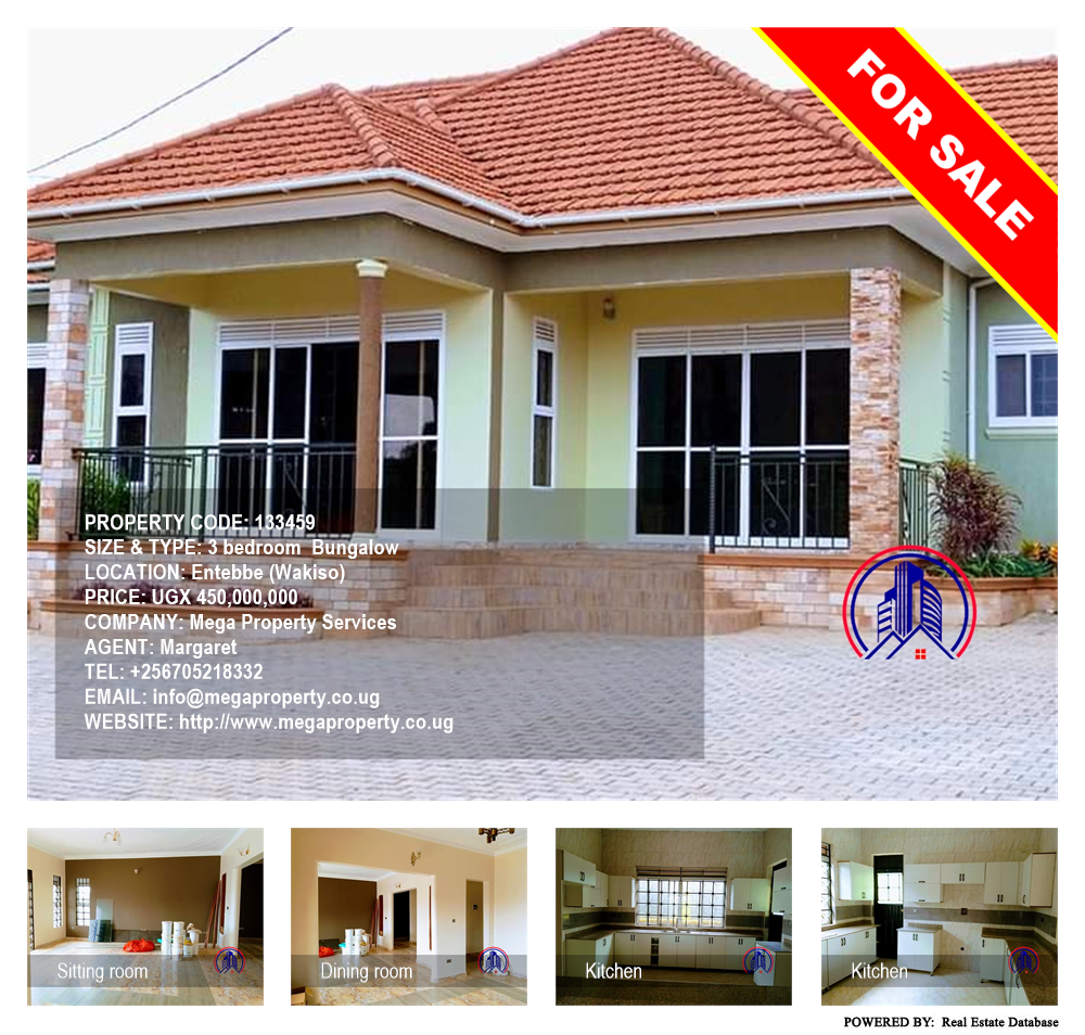 3 bedroom Bungalow  for sale in Entebbe Wakiso Uganda, code: 133459