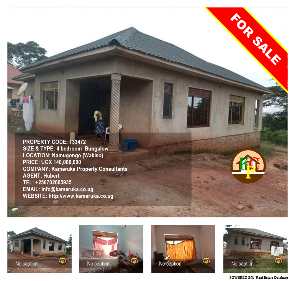 4 bedroom Bungalow  for sale in Namugongo Wakiso Uganda, code: 133472