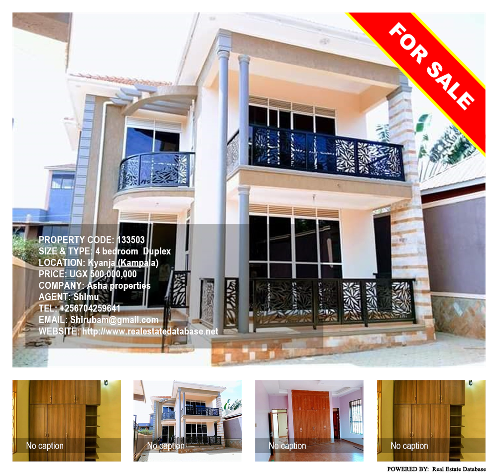 4 bedroom Duplex  for sale in Kyanja Kampala Uganda, code: 133503