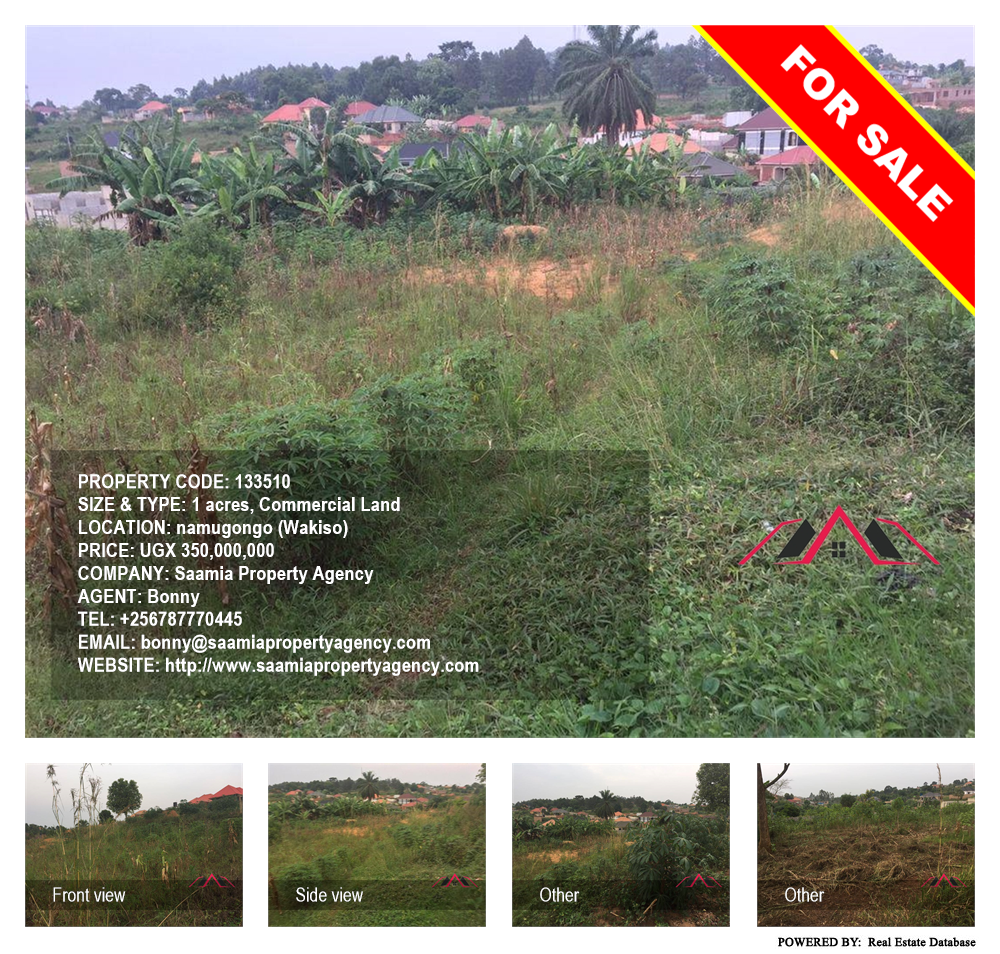 Commercial Land  for sale in Namugongo Wakiso Uganda, code: 133510