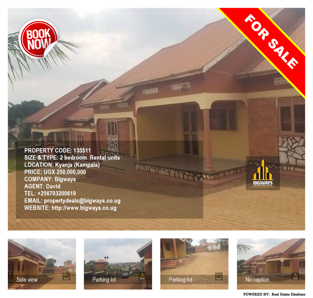 2 bedroom Rental units  for sale in Kyanja Kampala Uganda, code: 133511