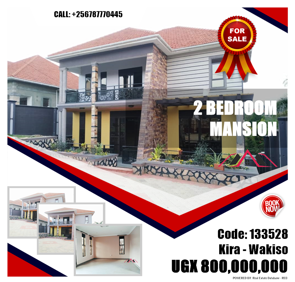 2 bedroom Mansion  for sale in Kira Wakiso Uganda, code: 133528