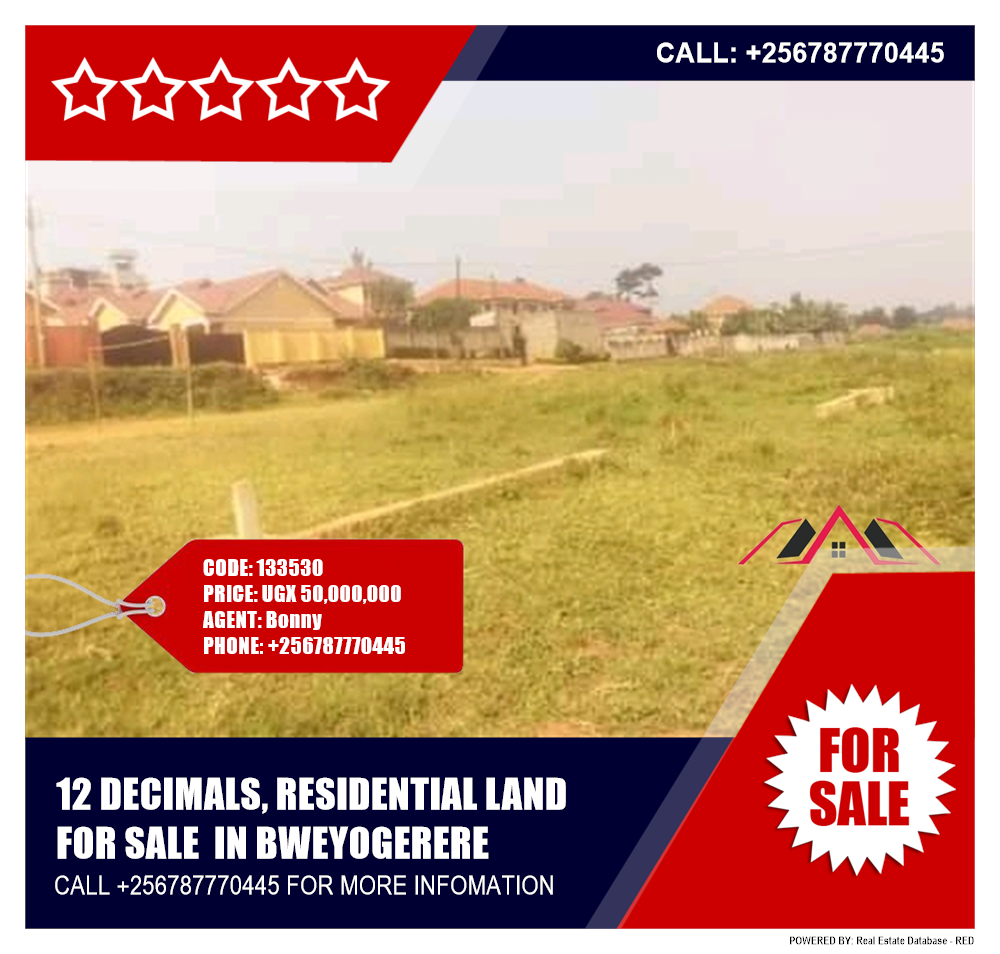 Residential Land  for sale in Bweyogerere Wakiso Uganda, code: 133530