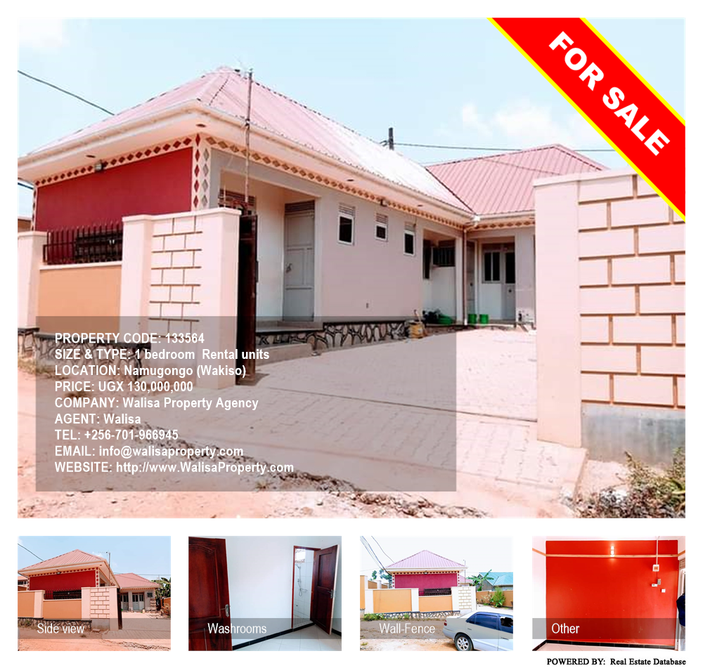 1 bedroom Rental units  for sale in Namugongo Wakiso Uganda, code: 133564