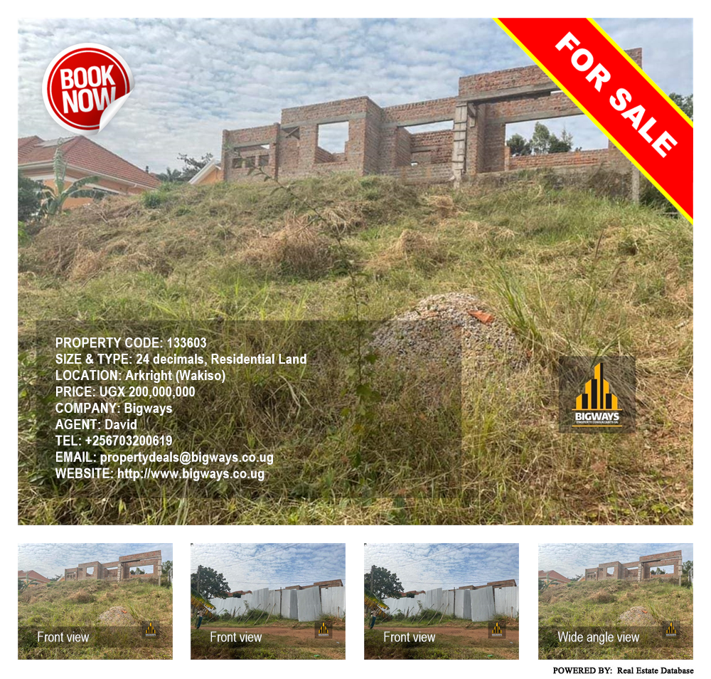 Residential Land  for sale in Akright Wakiso Uganda, code: 133603