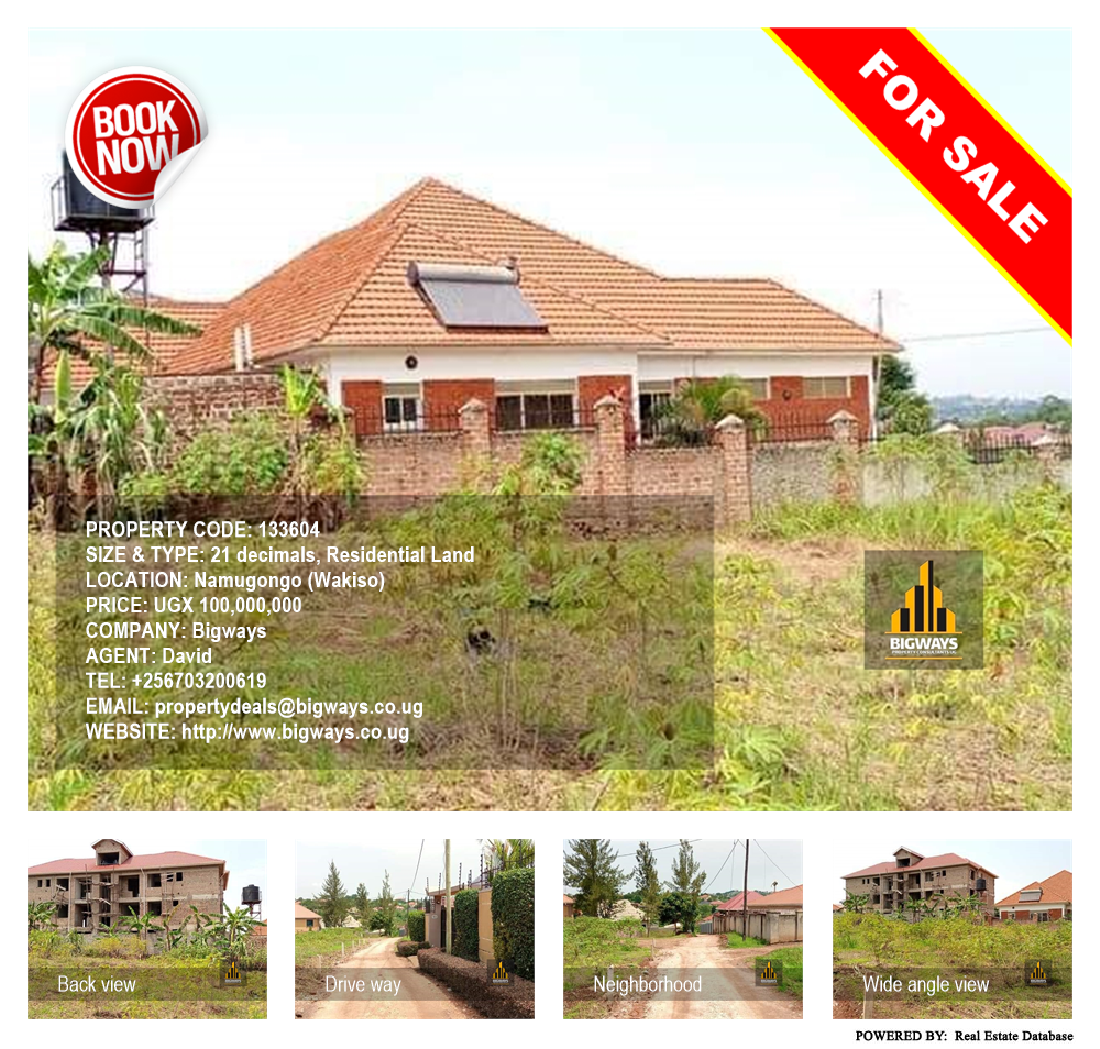 Residential Land  for sale in Namugongo Wakiso Uganda, code: 133604