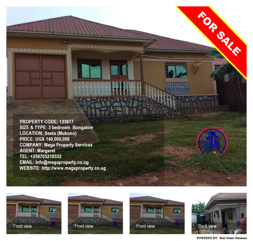 3 bedroom Bungalow  for sale in Seeta Mukono Uganda, code: 133677