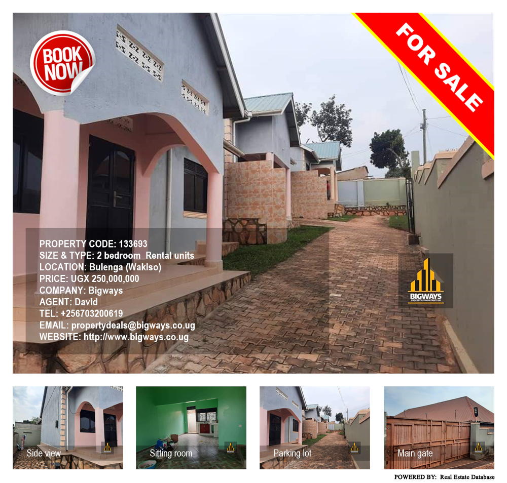 2 bedroom Rental units  for sale in Bulenga Wakiso Uganda, code: 133693