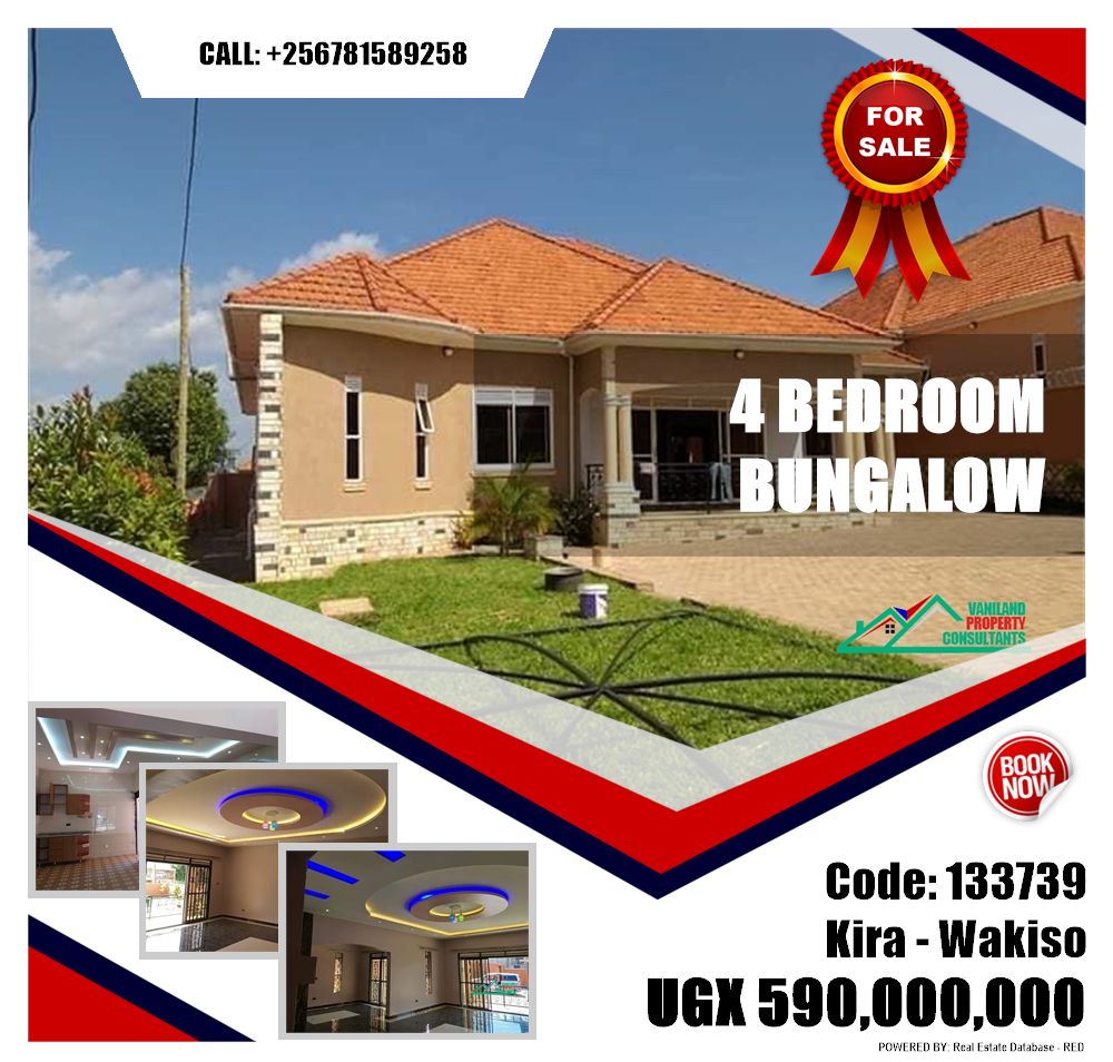 4 bedroom Bungalow  for sale in Kira Wakiso Uganda, code: 133739