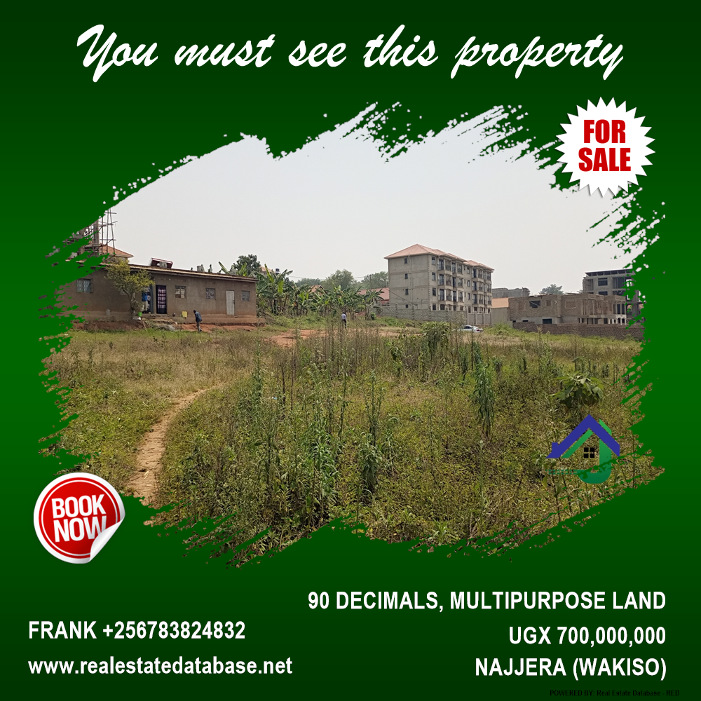 Multipurpose Land  for sale in Najjera Wakiso Uganda, code: 133778
