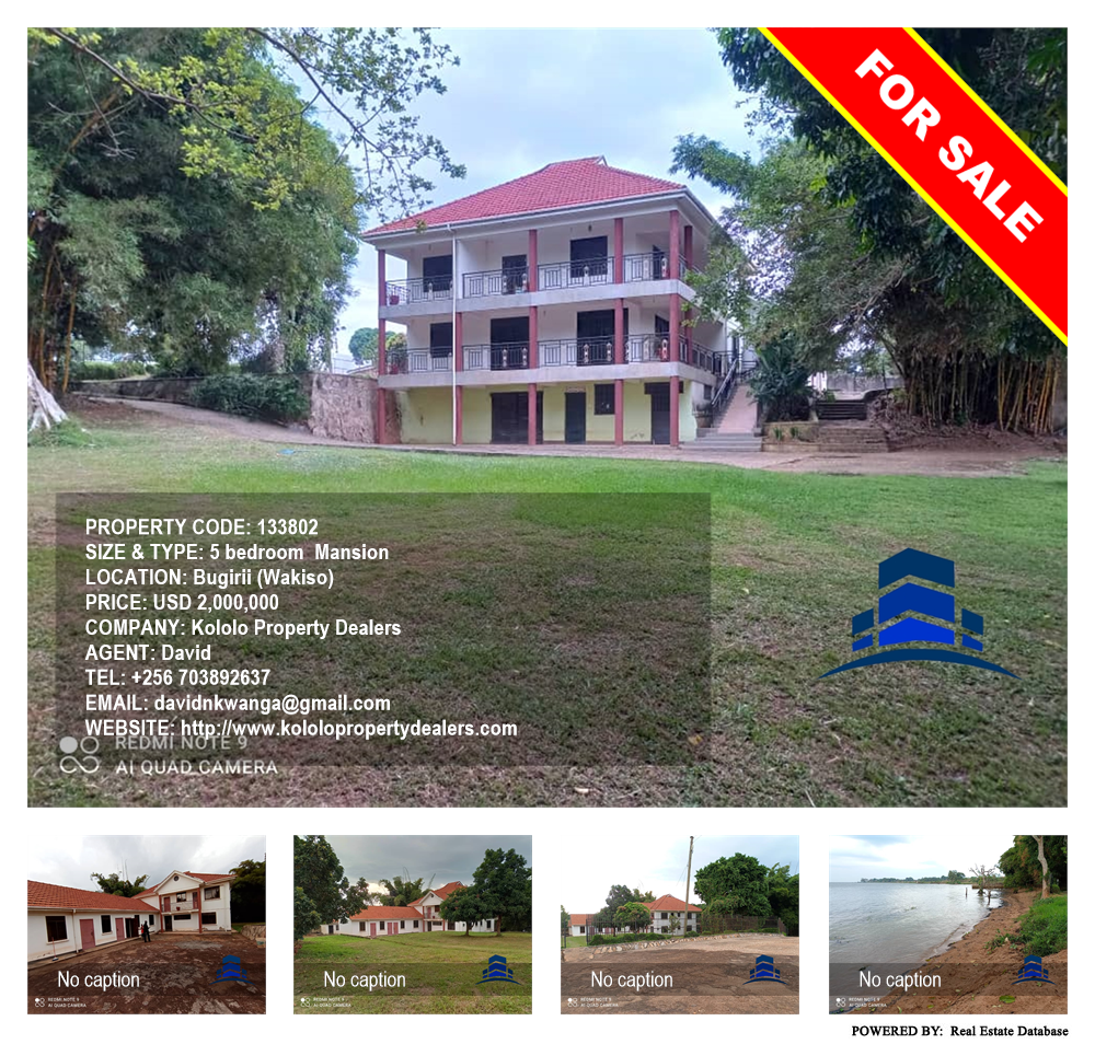 5 bedroom Mansion  for sale in Bugiri Wakiso Uganda, code: 133802