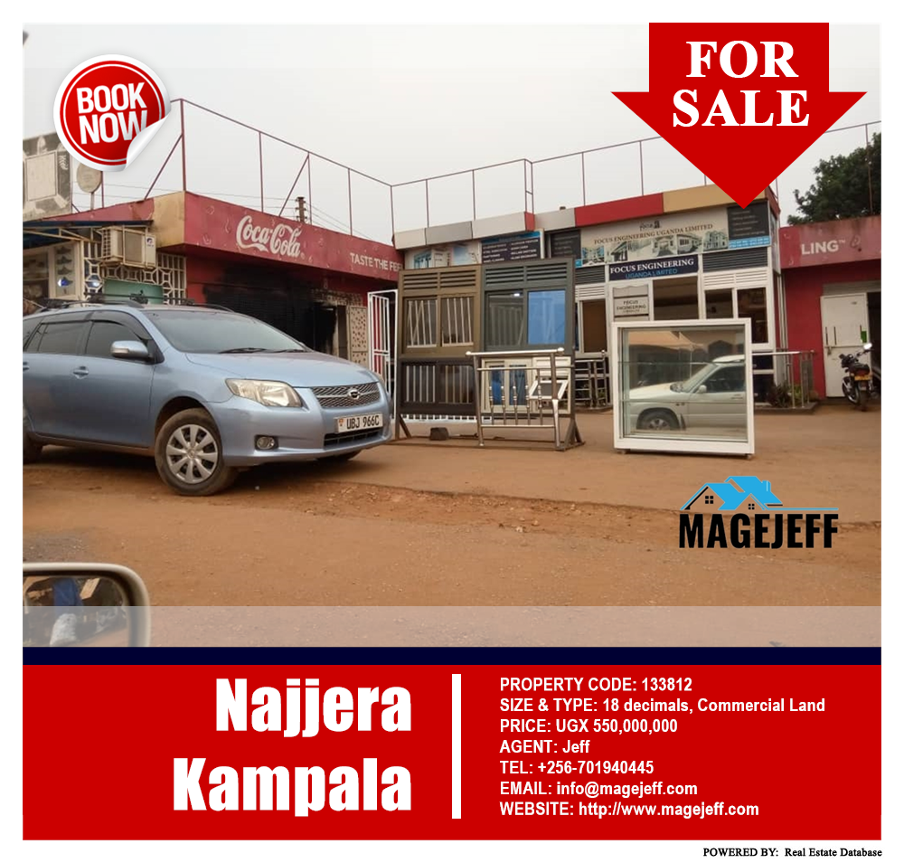 Commercial Land  for sale in Najjera Kampala Uganda, code: 133812