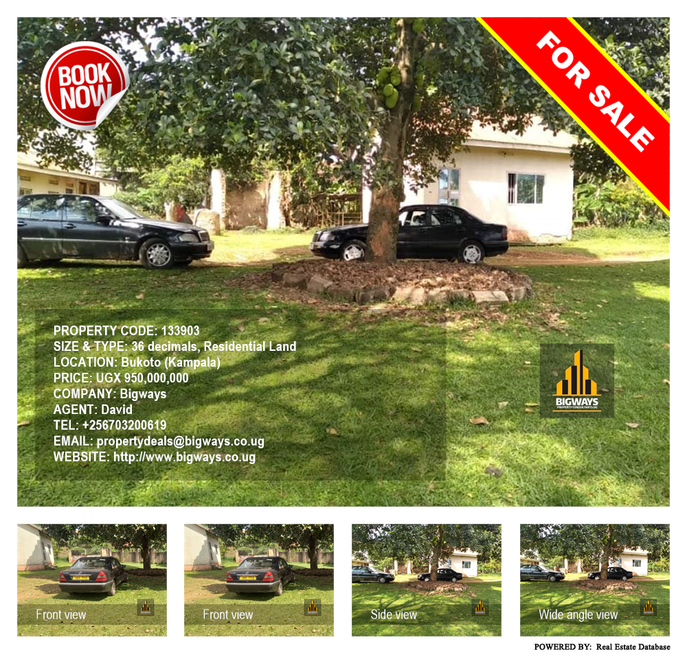 Residential Land  for sale in Bukoto Kampala Uganda, code: 133903