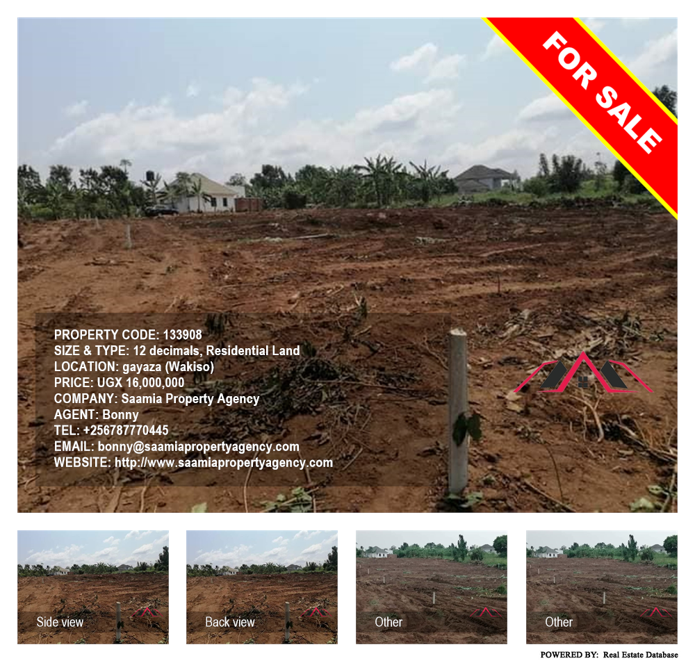 Residential Land  for sale in Gayaza Wakiso Uganda, code: 133908