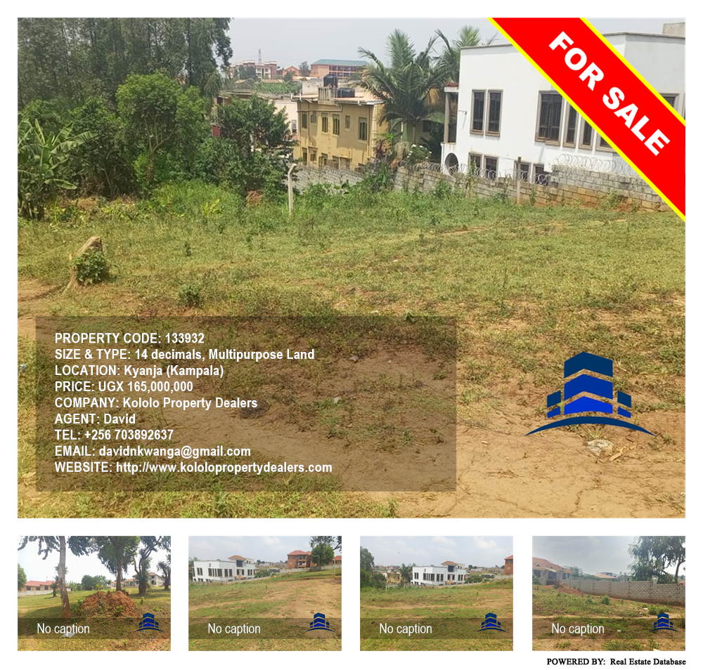 Multipurpose Land  for sale in Kyanja Kampala Uganda, code: 133932