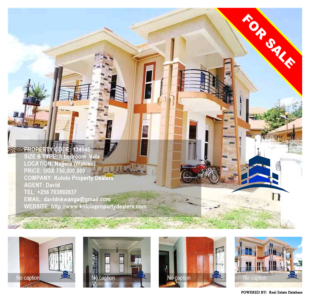 6 bedroom Villa  for sale in Najjera Wakiso Uganda, code: 134045