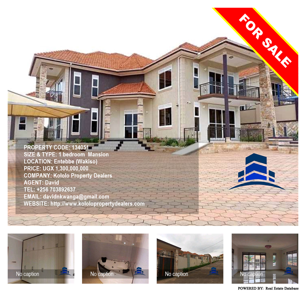 1 bedroom Mansion  for sale in Entebbe Wakiso Uganda, code: 134051