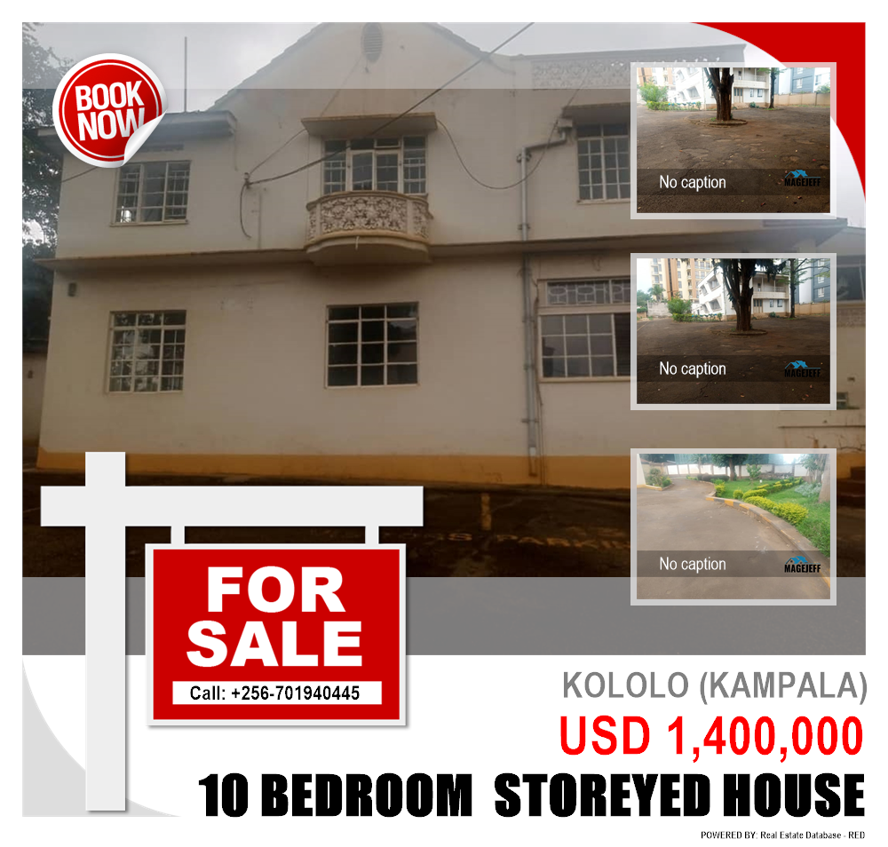 10 bedroom Storeyed house  for sale in Kololo Kampala Uganda, code: 134052