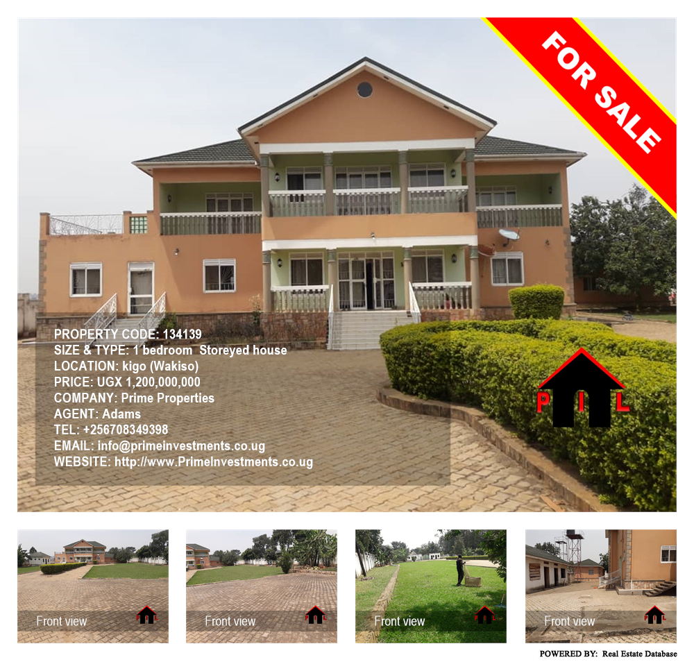 1 bedroom Storeyed house  for sale in Kigo Wakiso Uganda, code: 134139