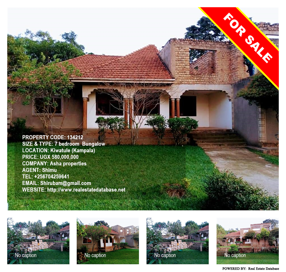 7 bedroom Bungalow  for sale in Kiwaatule Kampala Uganda, code: 134212