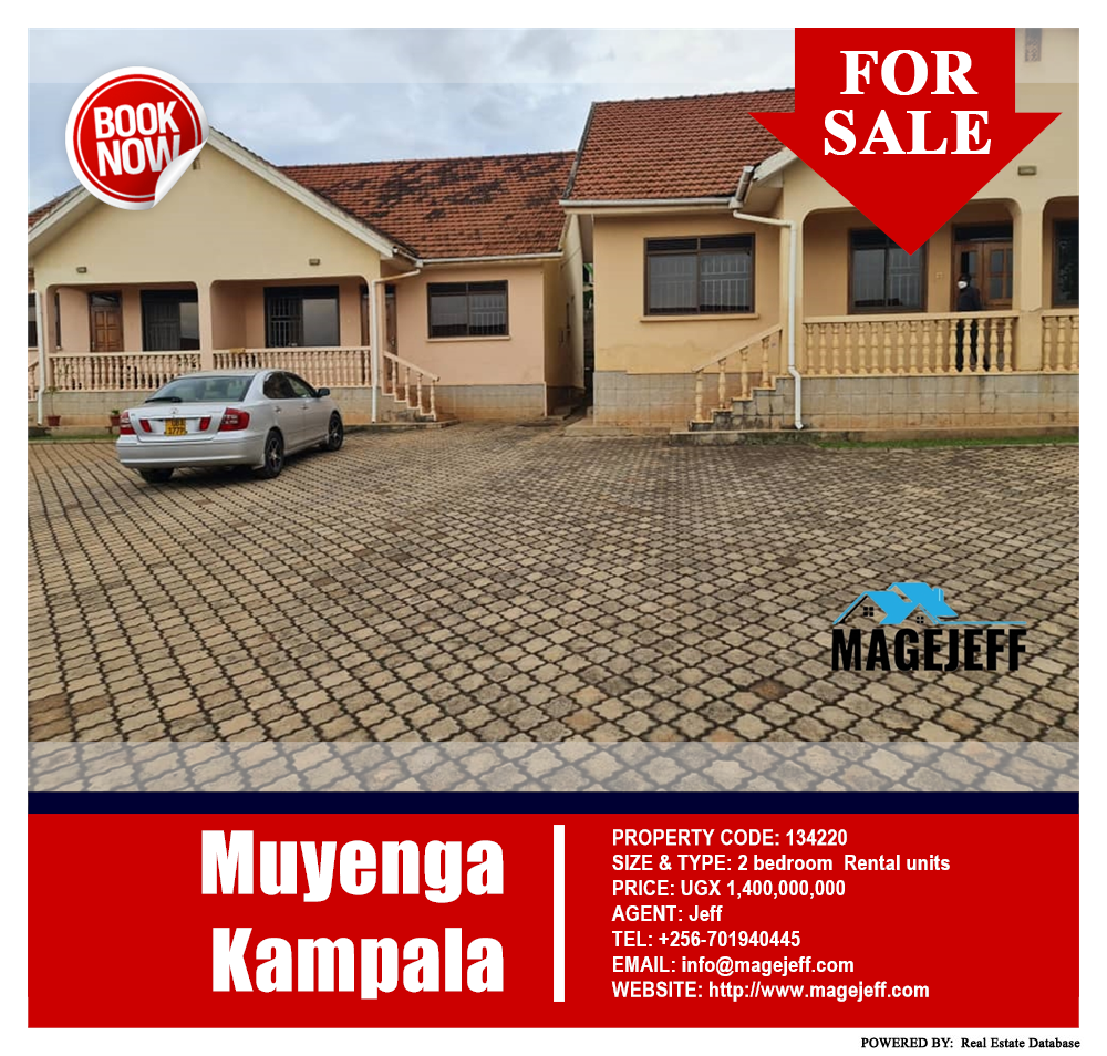 2 bedroom Rental units  for sale in Muyenga Kampala Uganda, code: 134220