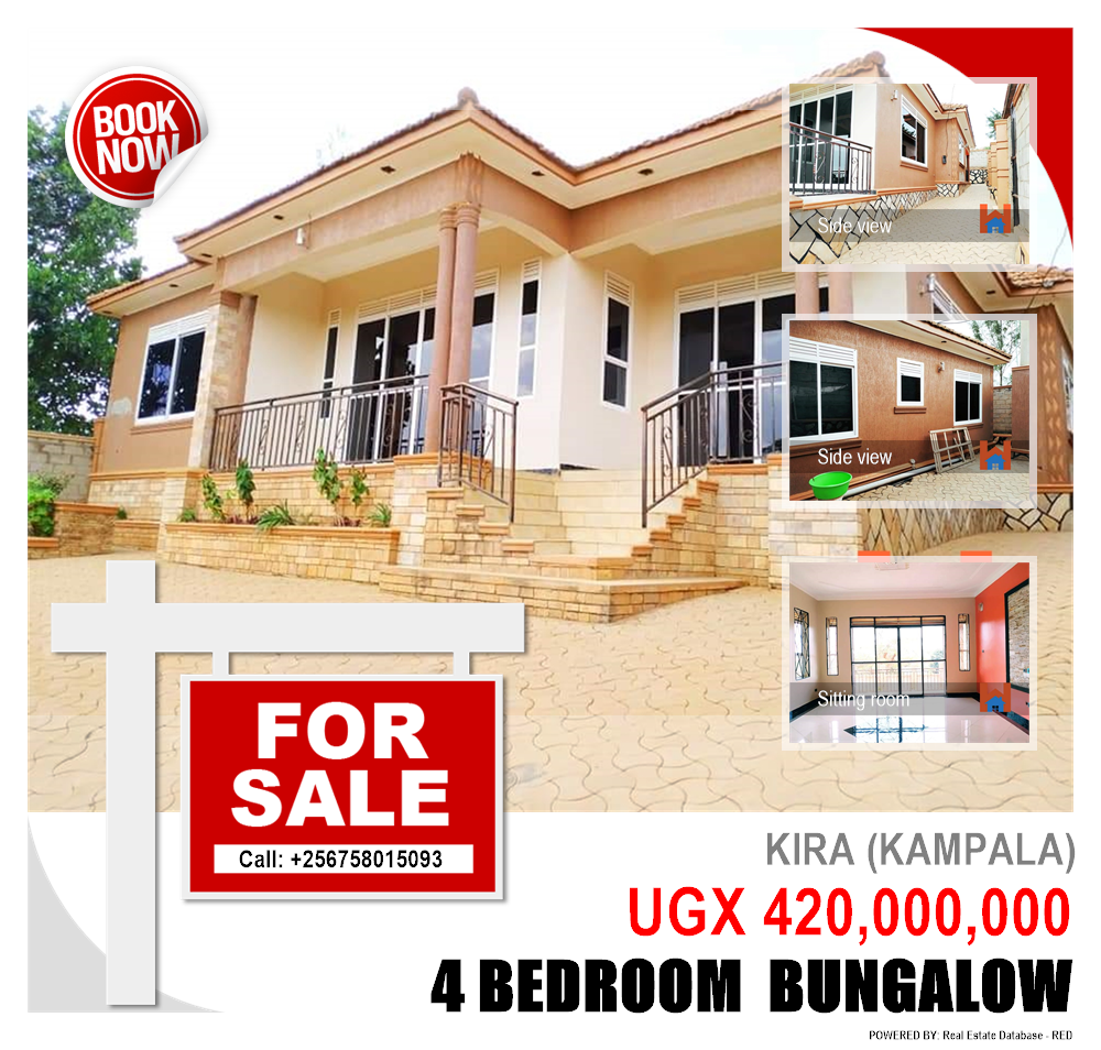4 bedroom Bungalow  for sale in Kira Kampala Uganda, code: 134273