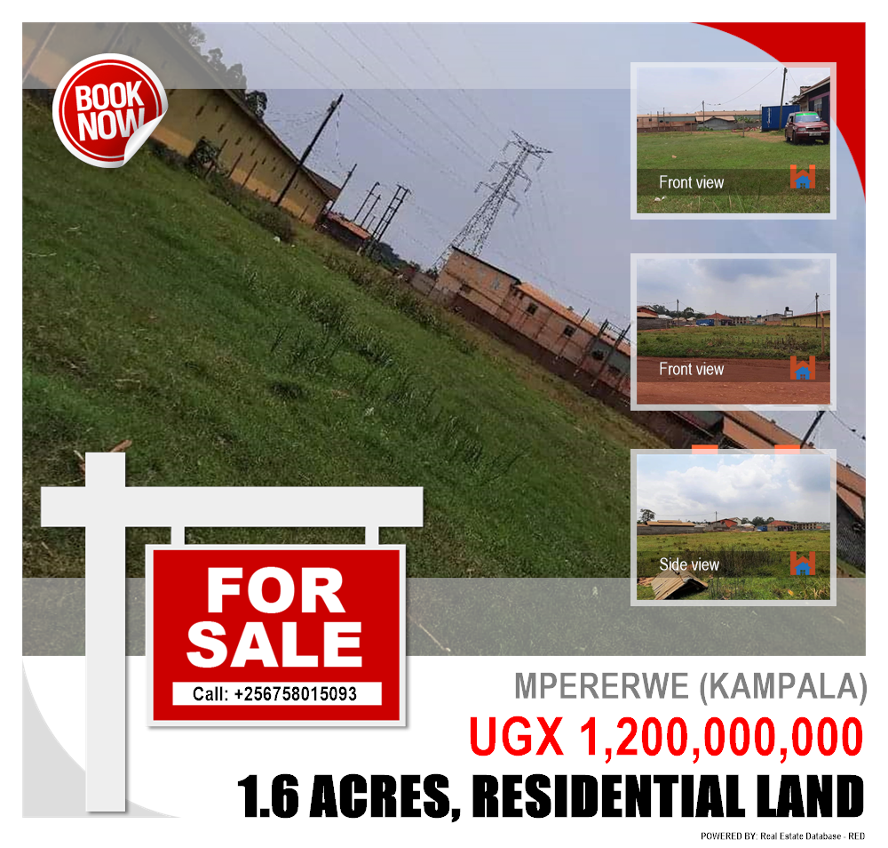 Residential Land  for sale in Mpererwe Kampala Uganda, code: 134319