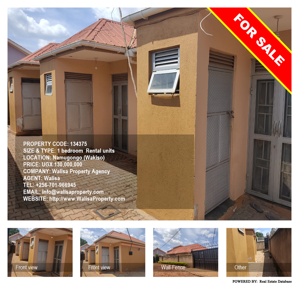 1 bedroom Rental units  for sale in Namugongo Wakiso Uganda, code: 134375