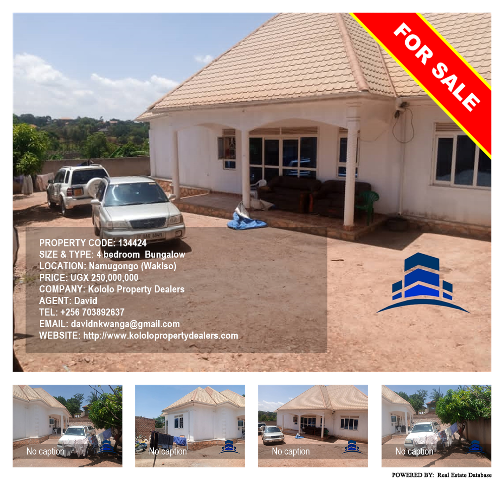 4 bedroom Bungalow  for sale in Namugongo Wakiso Uganda, code: 134424